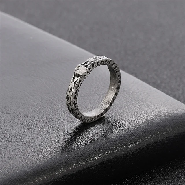 Bague de bande rétro sur le thème Outlander pour hommes et femmes, série télévisée vintage A, bijoux de mariage à la mode, vente en gros 1