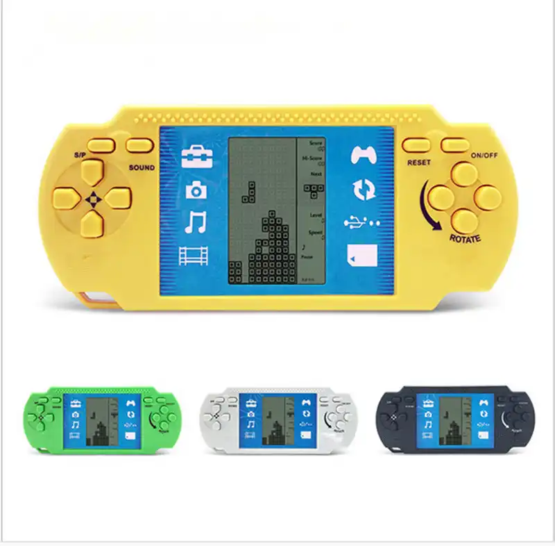 古典的なノスタルジアゲームテトリスポータブルプレイステーション子供のクラシックゲームハンドヘルドゲーム機pspゲーム 学習機 Gooum