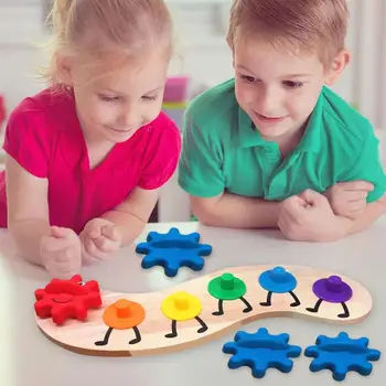 Color Wooden Security Non-toxic Puzzle Rotating Interesting Game Early Childhood Educational Develop Color Cognition Toys 
Color Wooden Security Non-toxic Puzzle Rotating Interesting Game Early Childhood Educational Develop Color Cognition Toys