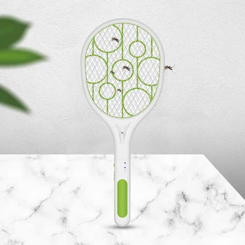 Rechargeable Tennis Racket Fly Insect Racket Electric Mosquito Swatter Zapper Handheld Racket Insect Fly Bug Wasp
Rechargeable Tennis Racket Fly Insect Racket Electric Mosquito Swatter Zapper Handheld Racket Insect Fly Bug Wasp