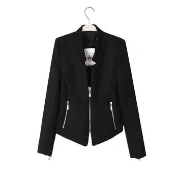 Hot Sale Women Ladies Slim Zip Up Long Sleeve Suit Jacket Zipper Cuffs Coat Tops Casual Outwear
Hot Sale Women Ladies Slim Zip Up Long Sleeve Suit Jacket Zipper Cuffs Coat Tops Casual Outwear