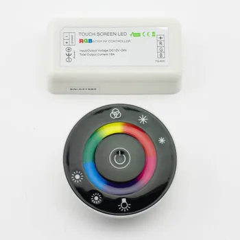 Touch RGB controller DC12V 24V 18A Wireless LED Controller RF Touch Panel LED Dimmer RGB Remote Controller for 5050 3528 RGB
Touch RGB controller DC12V 24V 18A Wireless LED Controller RF Touch Panel LED Dimmer RGB Remote Controller for 5050 3528 RGB
