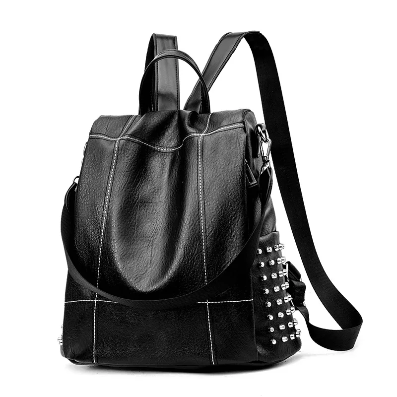 Anti-theft Women Backpack 2019 Hight Quality Vintage Backpacks Female Large Capacity Women's Shoulder Bags Rivet Lady Bag LSH679
Anti-theft Women Backpack 2019 Hight Quality Vintage Backpacks Female Large Capacity Women's Shoulder Bags Rivet Lady Bag LSH679