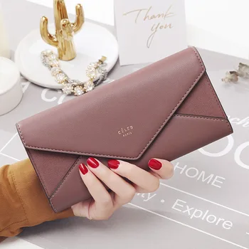 New Style Envelope Designer Clutch Wallets for Women Hasp Pocket To Coin Card Holder Female Purses Long Wallet Ladies Billetera
New Style Envelope Designer Clutch Wallets for Women Hasp Pocket To Coin Card Holder Female Purses Long Wallet Ladies Billetera