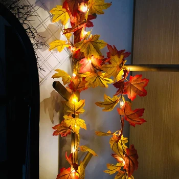 Maple Leaves 20 LED String Light 3 AA Battery Operated Autumn Stair Garden Led Lights Christmas Tree Decoration Lighting 2M
Maple Leaves 20 LED String Light 3 AA Battery Operated Autumn Stair Garden Led Lights Christmas Tree Decoration Lighting 2M