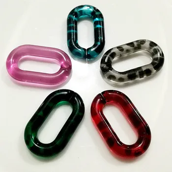 50 pcs Colorful Leopard O Ring Buckle Plastic Acrylic Chain Open Circle for Connect KeyChain DIY Making Jewelry Accessory
50 pcs Colorful Leopard O Ring Buckle Plastic Acrylic Chain Open Circle for Connect KeyChain DIY Making Jewelry Accessory