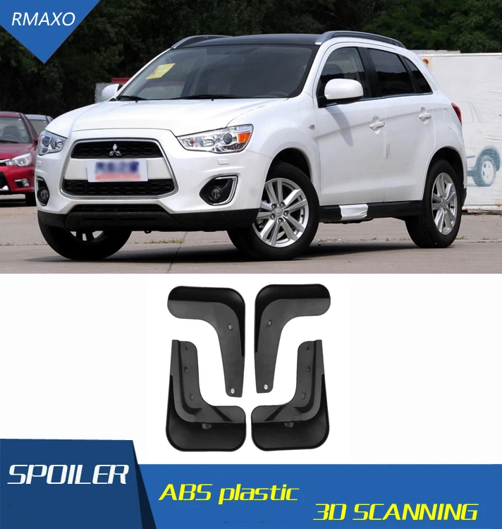 For Mitsubishi ASX 2010-2015 Mudflaps Splash Guards Front With color and rear Mud Flap Mudguards Fender Modified special | Автомобили и