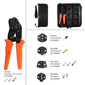 New Crimping Pliers SN-48B Jaws for Non-insulated Terminals and Non-insulated Ferrules and Tab Receptacles Hand Tools HR
New Crimping Pliers SN-48B Jaws for Non-insulated Terminals and Non-insulated Ferrules and Tab Receptacles Hand Tools HR