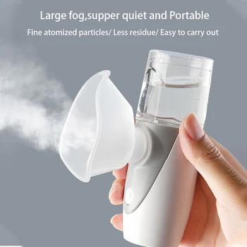 Mini Handheld Mesh Nebulizer Portable Silent Ultrasonic Steaming Inhaler Adult Kids Rechargeable Respirator Humidifier Vaporizer
Mini Handheld Mesh Nebulizer Portable Silent Ultrasonic Steaming Inhaler Adult Kids Rechargeable Respirator Humidifier Vaporizer