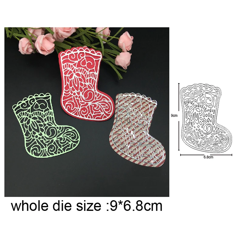 Lace Christmas boots Metal Stitches Cutting Dies Stencils Embossing Photo Album Paper Card Crafts
Lace Christmas boots Metal Stitches Cutting Dies Stencils Embossing Photo Album Paper Card Crafts