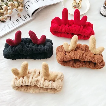 2019 Women Cute Coral Fleece Antlers Ears Elastic Headbands Soft Wash Face Bath Hairbands Girls Holder Turban Hair Accessories
2019 Women Cute Coral Fleece Antlers Ears Elastic Headbands Soft Wash Face Bath Hairbands Girls Holder Turban Hair Accessories