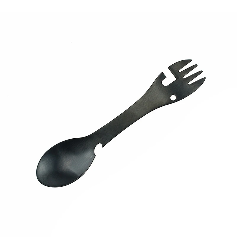 Multi-Function Fork Spoon Bottle Opener Can Opener Outdoor Camping Portable Tableware Titanium-Plated Solid Fork Spoon
Multi-Function Fork Spoon Bottle Opener Can Opener Outdoor Camping Portable Tableware Titanium-Plated Solid Fork Spoon