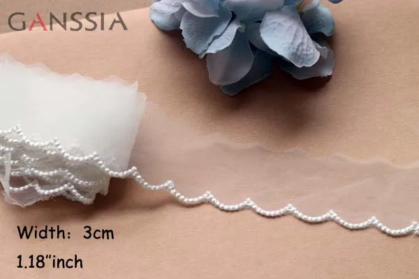 1yrd/lot Width: 3cm Mesh Embroidery Wavy Gauze Lace for DIY Trimming Laces Garment Accessories (ss-806)
1yrd/lot Width: 3cm Mesh Embroidery Wavy Gauze Lace for DIY Trimming Laces Garment Accessories (ss-806)