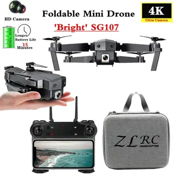 SG107 2.4GHz Mini Drone with Wifi FPV 1080P 4K HD Camera Optical Flow RC Quadcopter Follow Me RC Drone Foldable Helicopter
SG107 2.4GHz Mini Drone with Wifi FPV 1080P 4K HD Camera Optical Flow RC Quadcopter Follow Me RC Drone Foldable Helicopter