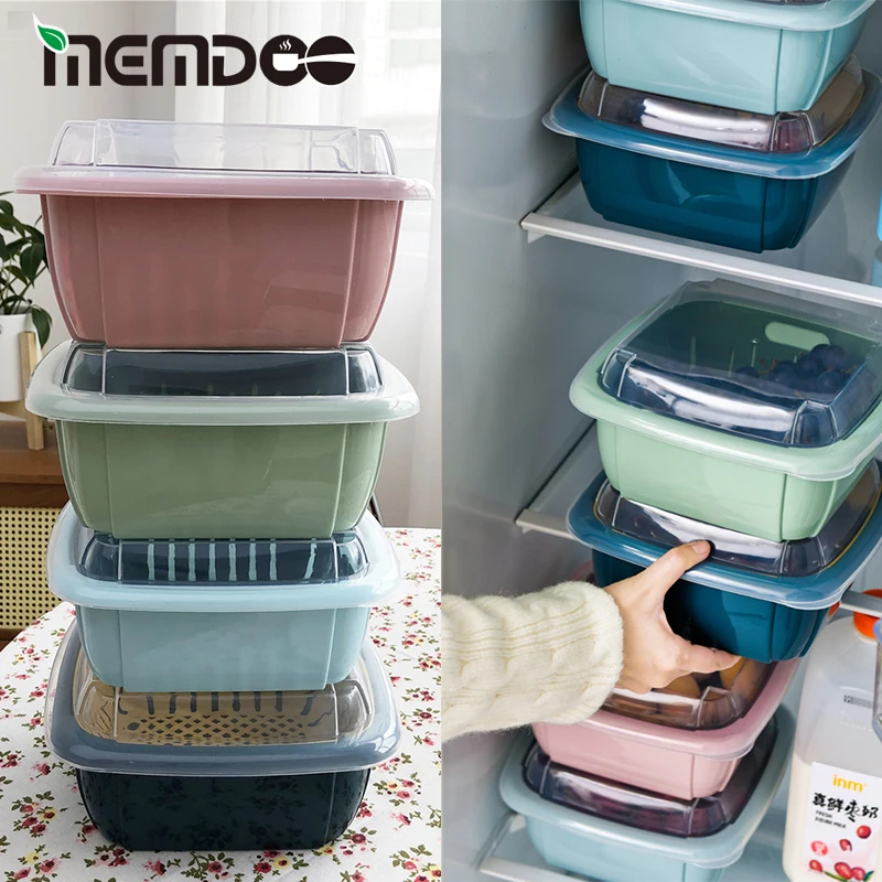 MEMDOO Multi-Function Storage Box Cabinet Refrigerator Plastic Snack Box 22x22x11cm Double Layer with Covered
MEMDOO Multi-Function Storage Box Cabinet Refrigerator Plastic Snack Box 22x22x11cm Double Layer with Covered