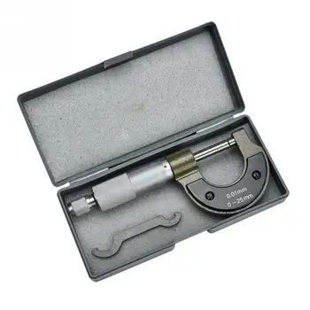 High quality 0-25mm Outside Engineer Carbon Steel Measuring Tool External Micrometer Metric 0.01mm
High quality 0-25mm Outside Engineer Carbon Steel Measuring Tool External Micrometer Metric 0.01mm