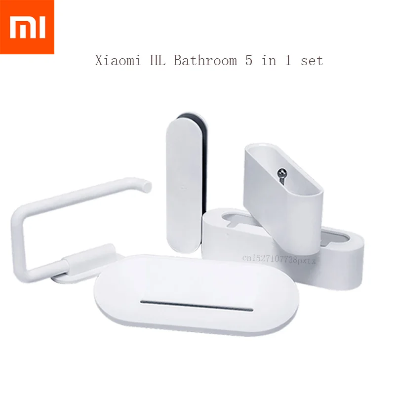xiaomi mijia HL bathroom 5 in1 sets for Soap Hook Storage Box and Phone Holder for Bathroom Shower Room Tool
xiaomi mijia HL bathroom 5 in1 sets for Soap Hook Storage Box and Phone Holder for Bathroom Shower Room Tool
