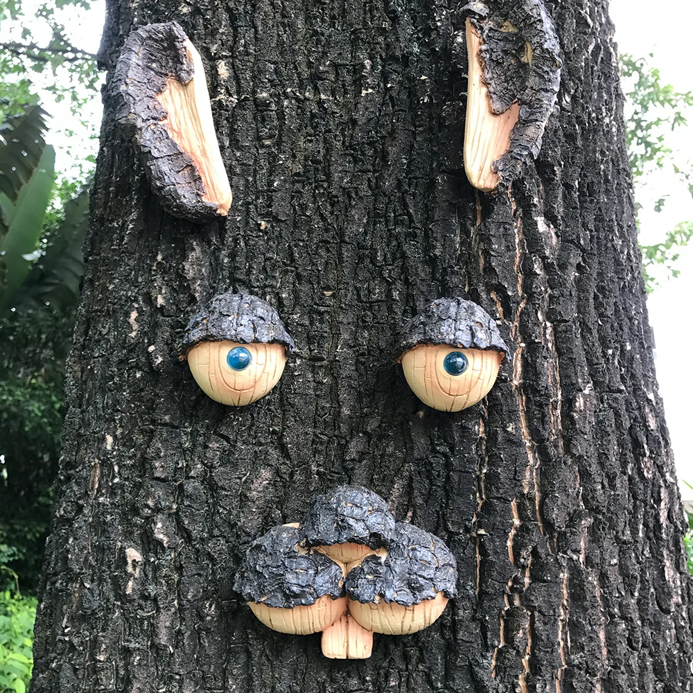 5-PC-Piece Tree Face Set Cute Rabbit Tree Hugger Whimsical Outdoor Garden Deco Or Tree Peeker Yard Art Garden Decorations
5-PC-Piece Tree Face Set Cute Rabbit Tree Hugger Whimsical Outdoor Garden Deco Or Tree Peeker Yard Art Garden Decorations