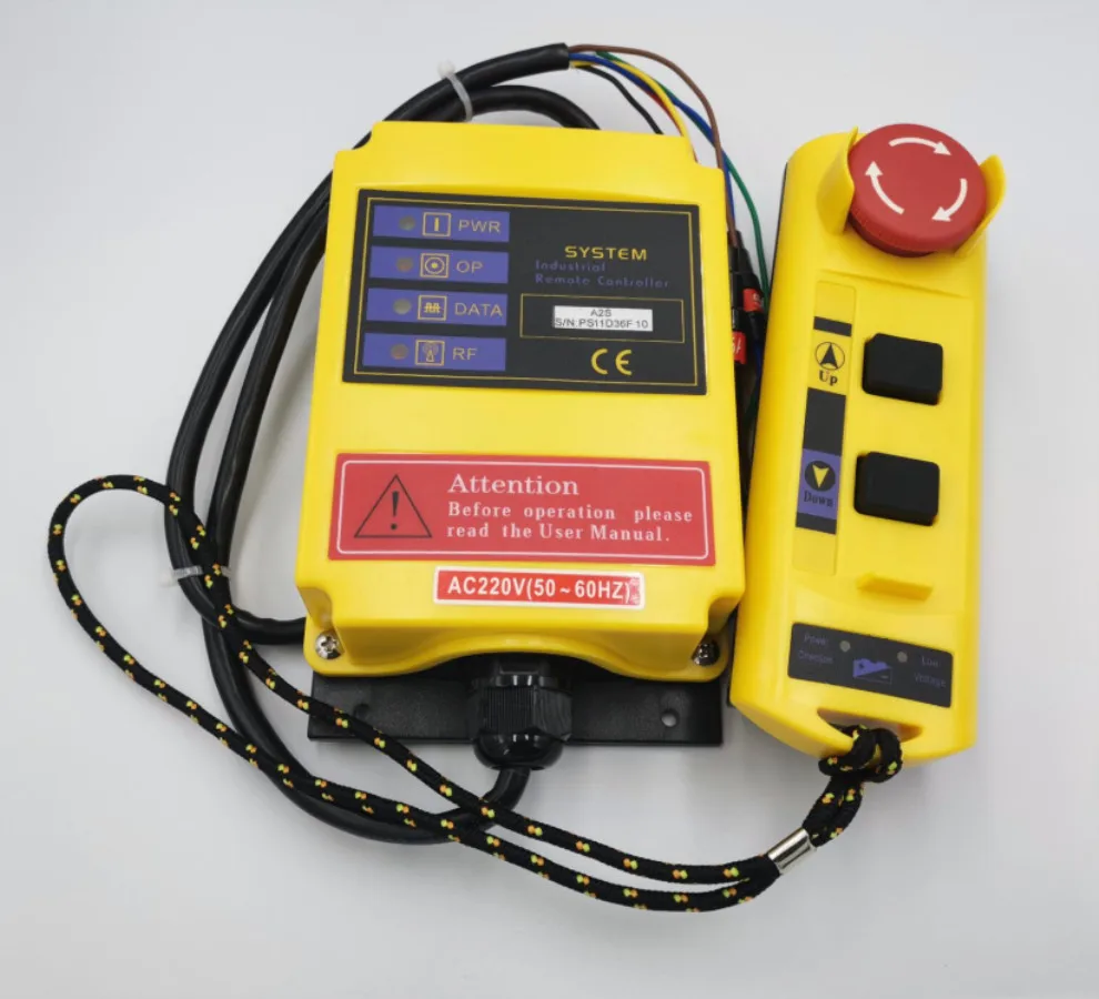 1 pcs A2S Industrial Electric Hoist Crane Remote Control Switch 1 Receiver Transmitter 
1 pcs A2S Industrial Electric Hoist Crane Remote Control Switch 1 Receiver Transmitter