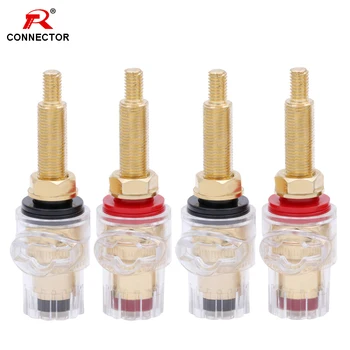 2Pairs HIFI Terminals Brass Binding Post Connector, 19MM Binding Post HIFI Speaker Amplifier Audio Plug Match 4mm Banana Plug
2Pairs HIFI Terminals Brass Binding Post Connector, 19MM Binding Post HIFI Speaker Amplifier Audio Plug Match 4mm Banana Plug