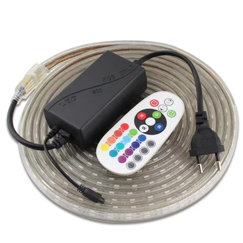 RGB Led Light Strip Tape SMD 5050 60Led/m Waterproof Dimmable Remote Control 220V LED Light Strip RGB Tape 220 V For Bed Room
RGB Led Light Strip Tape SMD 5050 60Led/m Waterproof Dimmable Remote Control 220V LED Light Strip RGB Tape 220 V For Bed Room