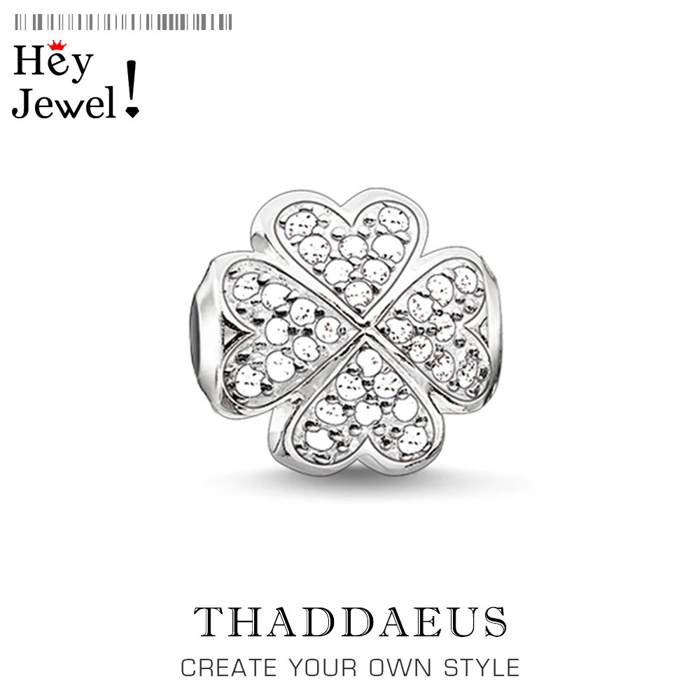 Beads White CZ Cloverleaf,2019 New Charms Fits Bracelet Europe Lucky Jewelry Accessories Gift For Women Men
Beads White CZ Cloverleaf,2019 New Charms Fits Bracelet Europe Lucky Jewelry Accessories Gift For Women Men