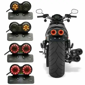 Motorcycle Tail Light LED Rear Brake Light Modified Indicator Light 12V Universal Red Lampshade Metal Plastic Rear
Motorcycle Tail Light LED Rear Brake Light Modified Indicator Light 12V Universal Red Lampshade Metal Plastic Rear