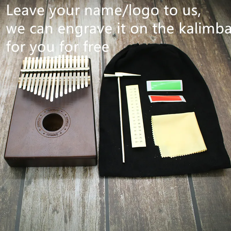 17 Key Kalimba Mbira Calimba African solid Mahogany Thumb Piano Finger with Bag Keyboard Marimba Wood Musical Instrument
17 Key Kalimba Mbira Calimba African solid Mahogany Thumb Piano Finger with Bag Keyboard Marimba Wood Musical Instrument