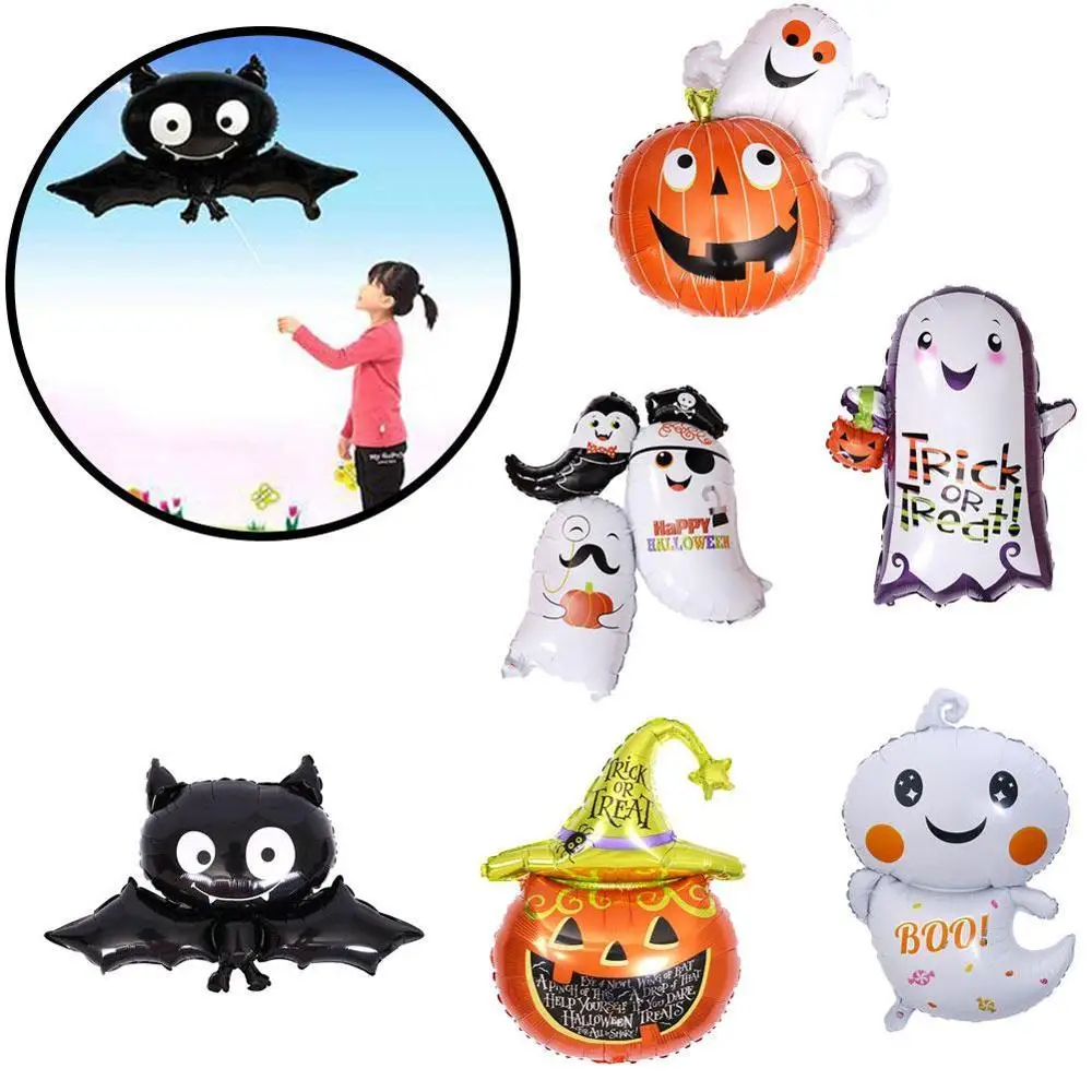 Halloween Pumpkin Ghost Balloons Halloween Decorations Spider Foil Balloons Inflatable Toys Bat Globos Halloween Party Supplies
Halloween Pumpkin Ghost Balloons Halloween Decorations Spider Foil Balloons Inflatable Toys Bat Globos Halloween Party Supplies