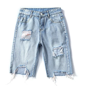 Fashion High Street Denim Shorts Women 2020 Summer New High Waist Straight Ripped Holes Jeans Shorts Loose Casual Hot Shorts
Fashion High Street Denim Shorts Women 2020 Summer New High Waist Straight Ripped Holes Jeans Shorts Loose Casual Hot Shorts