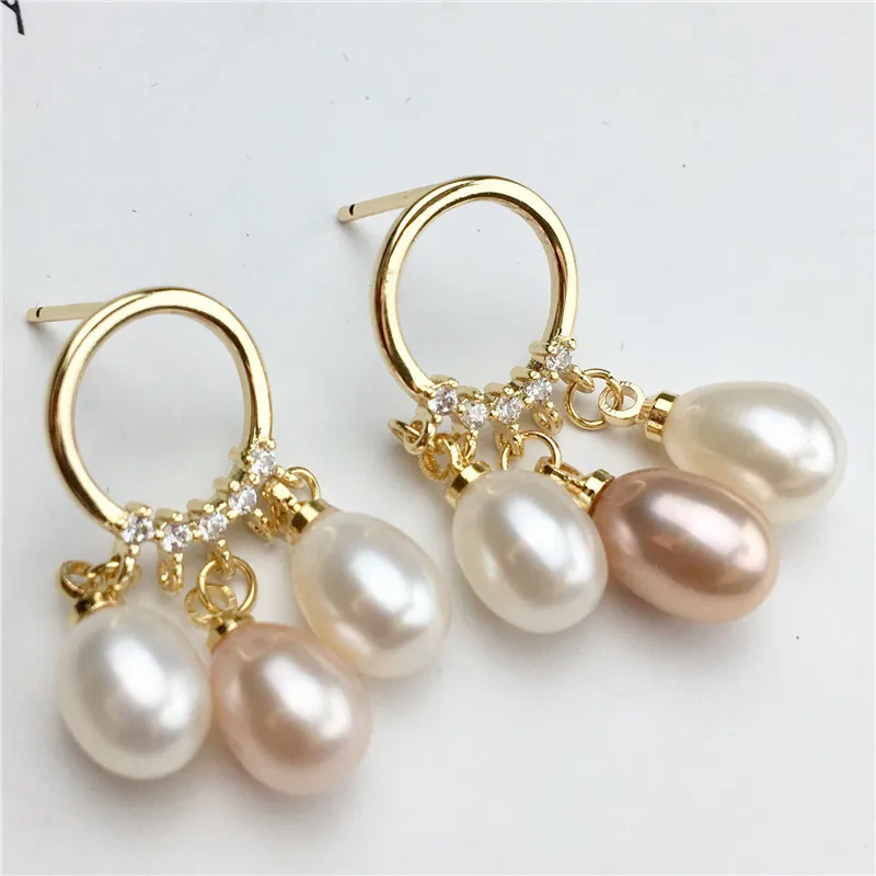 Beautiful Real Freshwater 5-6MM Pearl Earrings Gold Plated Drop Earrings Nice Party Wedding Women Women Gift 10 pairs/lot
Beautiful Real Freshwater 5-6MM Pearl Earrings Gold Plated Drop Earrings Nice Party Wedding Women Women Gift 10 pairs/lot