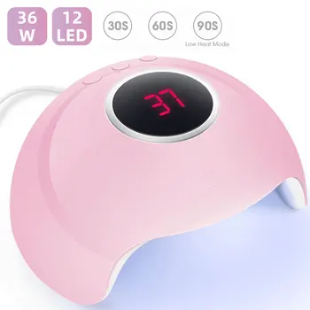 36W Nail Dryer UV Nails Lamp For Manicure Dry Nail Drying Gel Ice Polish Lamp 12 LED Auto Sensor 30s 60s 90s Nail Art Tools 
36W Nail Dryer UV Nails Lamp For Manicure Dry Nail Drying Gel Ice Polish Lamp 12 LED Auto Sensor 30s 60s 90s Nail Art Tools