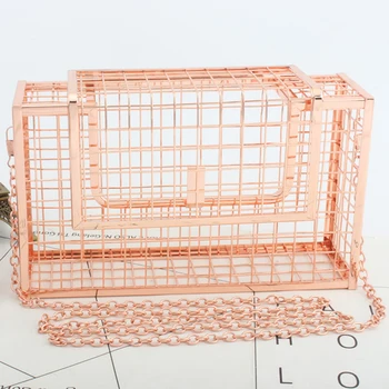 Ms The fashion New Metal Hollow Transparent Shoulder Bags Clutch Oblique Dinner Party package
Ms The fashion New Metal Hollow Transparent Shoulder Bags Clutch Oblique Dinner Party package