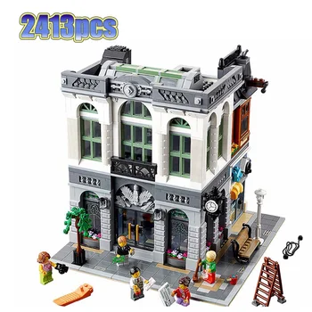 15001 Brick Bank Creator Series City Street Model 2413Pcs Building Blocks Bricks Toys Compatible with 10251 Gift for Children
15001 Brick Bank Creator Series City Street Model 2413Pcs Building Blocks Bricks Toys Compatible with 10251 Gift for Children