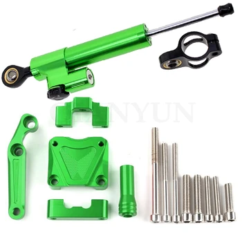 Ninja 300 EX 300 CNC Adjust Steering Damper Stabillizer Bracket Kit Set Mount For Kawasaki EX300 NINJA300 2013-2017
Ninja 300 EX 300 CNC Adjust Steering Damper Stabillizer Bracket Kit Set Mount For Kawasaki EX300 NINJA300 2013-2017