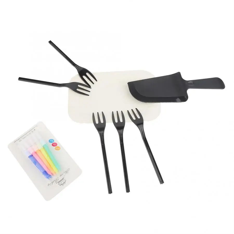 Disposable Paper Plate Birthday Cake Knives Forks Dinnerware Set Food Grade non-toxic Material Kitchen Utensils
Disposable Paper Plate Birthday Cake Knives Forks Dinnerware Set Food Grade non-toxic Material Kitchen Utensils