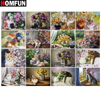 HOMFUN Full Square/Round Drill 5D DIY Diamond Painting "Flower cat table" 3D Embroidery Cross Stitch 5D Home Decor Gift
HOMFUN Full Square/Round Drill 5D DIY Diamond Painting "Flower cat table" 3D Embroidery Cross Stitch 5D Home Decor Gift