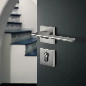 7 Pcs Zinc Alloy Modern Simplicity Sliding Door Lock Indoor Bedroom Solid Wood Door Universal Household Handle Lock 
7 Pcs Zinc Alloy Modern Simplicity Sliding Door Lock Indoor Bedroom Solid Wood Door Universal Household Handle Lock