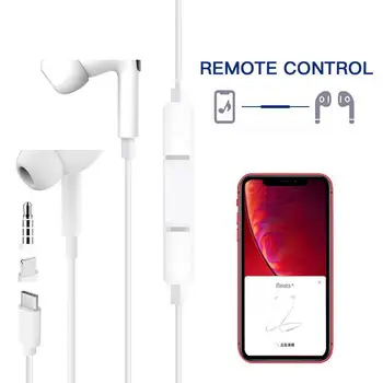2020 Hot Sale Mini 3.5 mm Jack In-Ear Wired Earphone Wear Ultra Comfortable Type-C plug Headset With Mic Lighting Earpiece 
2020 Hot Sale Mini 3.5 mm Jack In-Ear Wired Earphone Wear Ultra Comfortable Type-C plug Headset With Mic Lighting Earpiece