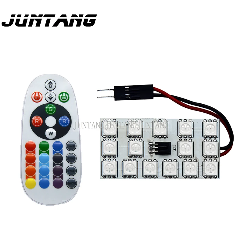 7 color RGB LED roof light room light reading light carriage panel light 5050 15smd LED atmosphere light 12V44*23mm set
7 color RGB LED roof light room light reading light carriage panel light 5050 15smd LED atmosphere light 12V44*23mm set