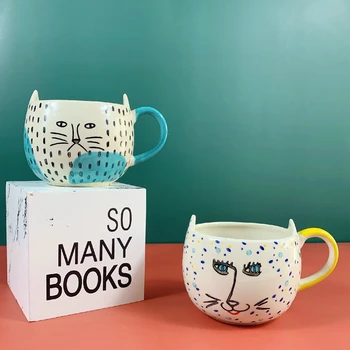 2019 Cartoon Kitty Ceramics Coffee Cup Big Capacity Originality Latte Coffee Mug Oats Milk Breakfast Big Belly Cup Friend Gift
2019 Cartoon Kitty Ceramics Coffee Cup Big Capacity Originality Latte Coffee Mug Oats Milk Breakfast Big Belly Cup Friend Gift