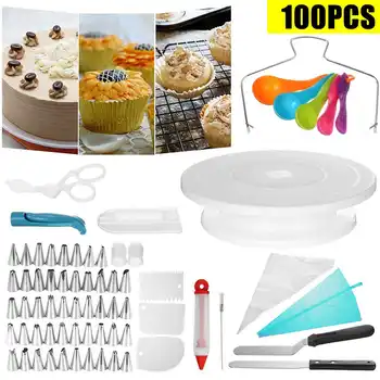Cake Decorating Kit Cake Turntable Rotating Decorating Tool Baking Icing Piping Nozzle Stainless Steel Cake Decorating Tool
Cake Decorating Kit Cake Turntable Rotating Decorating Tool Baking Icing Piping Nozzle Stainless Steel Cake Decorating Tool