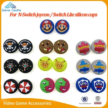 2pcs Silicone Joystick Thumb Grips Cover Case for Nintend Switch Joycon Controller Non-slip Button Cap for NS Lite mini accessor
2pcs Silicone Joystick Thumb Grips Cover Case for Nintend Switch Joycon Controller Non-slip Button Cap for NS Lite mini accessor