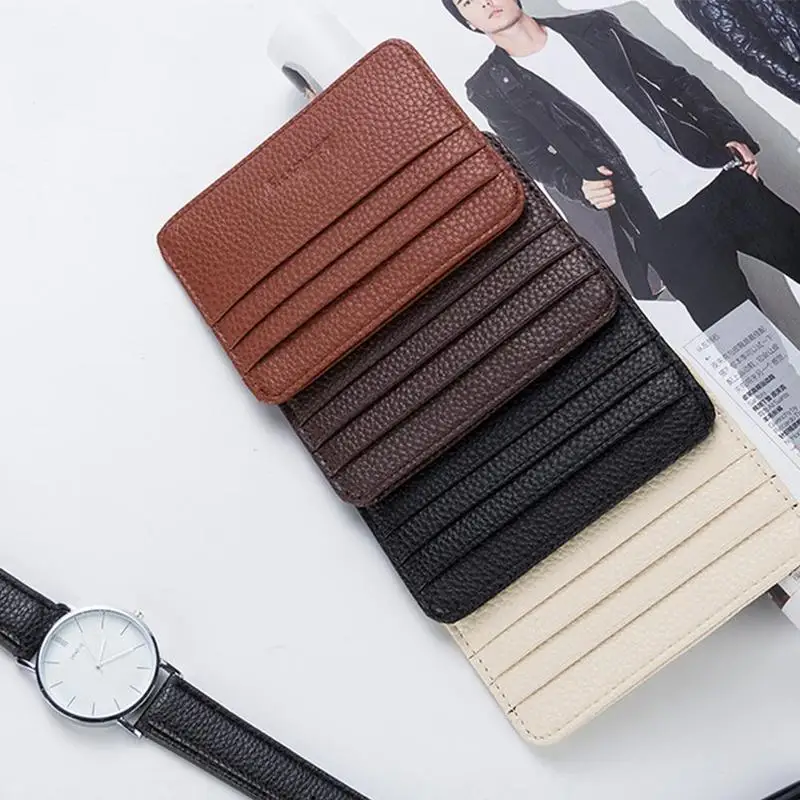 Leather Card Wallet Card Bag Women Slim Simple Front Pocket Card Holder Small Wallet For Men Blocking Wallet
Leather Card Wallet Card Bag Women Slim Simple Front Pocket Card Holder Small Wallet For Men Blocking Wallet