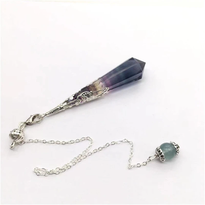 Best Selling Natural Crystal Carving Crafts Pendulum Rainbow Fluorite Pendant For Christmas Gifts
Best Selling Natural Crystal Carving Crafts Pendulum Rainbow Fluorite Pendant For Christmas Gifts