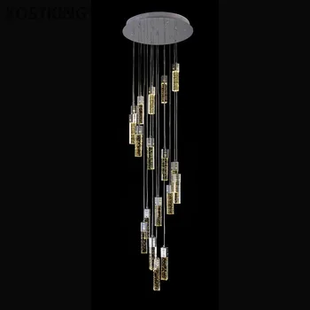 Ceiling Hanging Pendant Lights Glass Crystal Pendant Light Modern Crystal Lighting Led Pendant Light Staircase Lamp Transparent
Ceiling Hanging Pendant Lights Glass Crystal Pendant Light Modern Crystal Lighting Led Pendant Light Staircase Lamp Transparent