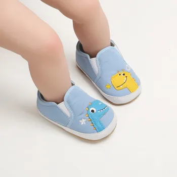 Canvas Baby Shoes Cartoon Dinosaur Newborn Baby Boys Girls First Walkers Shoes Infant Toddler Soft Sole Crib Shoes
Canvas Baby Shoes Cartoon Dinosaur Newborn Baby Boys Girls First Walkers Shoes Infant Toddler Soft Sole Crib Shoes