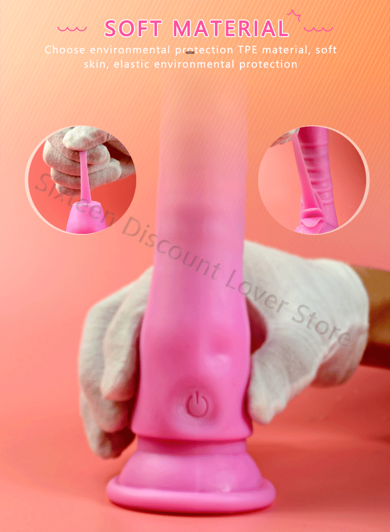 licking clitoris g-spot dildo gun vibrator sex toys for women