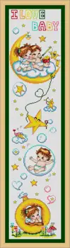 SG011 Height Chart Table With Length Scale Cross Stitch Craft for Baby Cross stich Kit Package Embroidery Set Counted Kits
SG011 Height Chart Table With Length Scale Cross Stitch Craft for Baby Cross stich Kit Package Embroidery Set Counted Kits