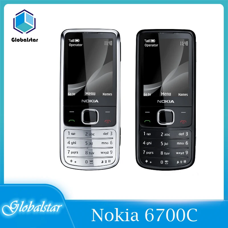 Nokia 6700c Восстановленный Оригинальный 6700 классический сотовый телефон GPS 5MP